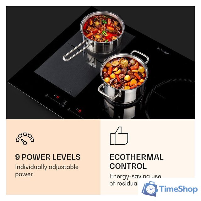 Варочная панель Klarstein Delicatessa 77 Hybrid - Изображение №4 — Интернет-магазин Time-Shop