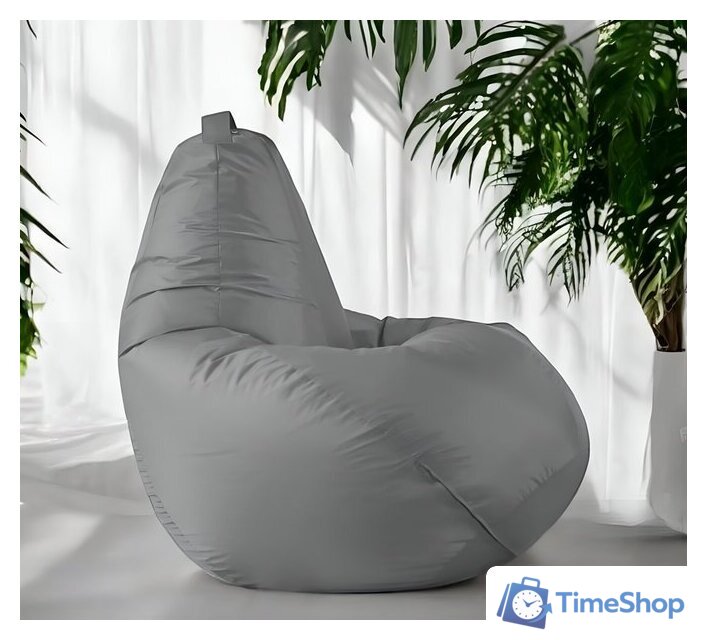 Кресло-мешок Mio Tesoro Груша XXXL GF-140x95-S (серебро) - Изображение №2 — Интернет-магазин Time-Shop