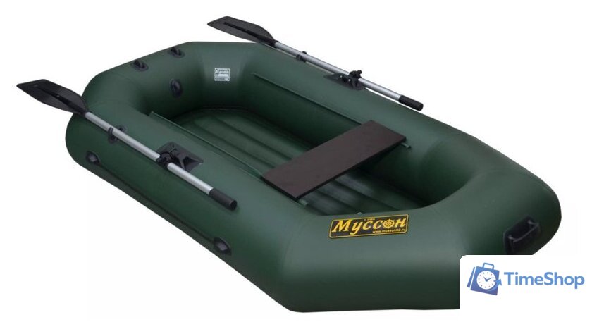 Моторно-гребная лодка Муссон S-230 НД (зеленый) - Изображение №3 — Интернет-магазин Time-Shop