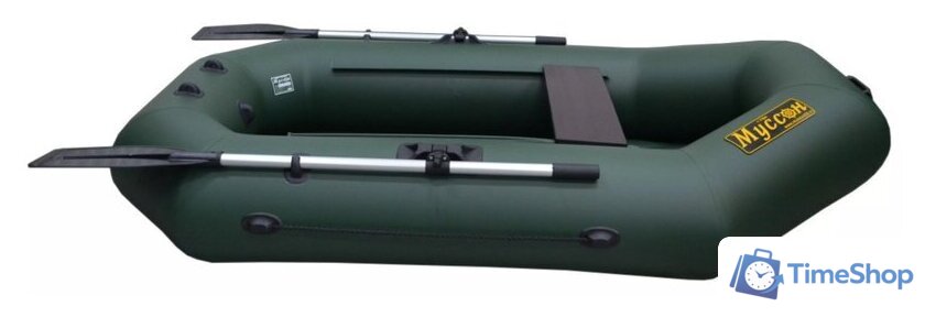 Моторно-гребная лодка Муссон S-230 НД (зеленый) - Изображение №6 — Интернет-магазин Time-Shop