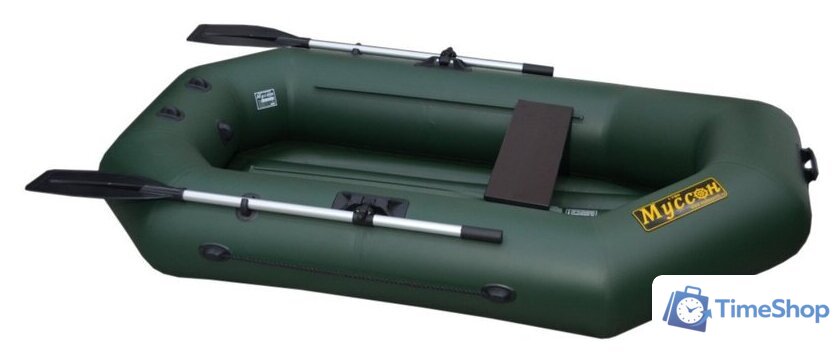 Моторно-гребная лодка Муссон S-230 НД (зеленый) - Изображение №4 — Интернет-магазин Time-Shop