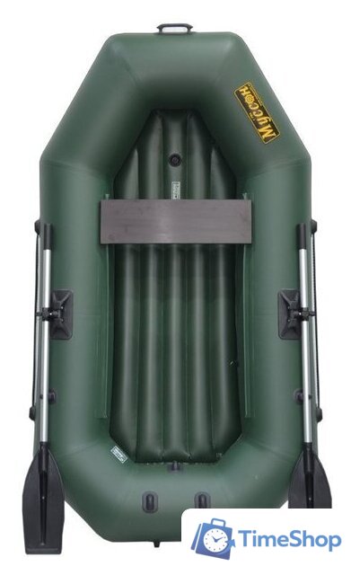 Моторно-гребная лодка Муссон S-230 НД (зеленый) - Изображение №1 — Интернет-магазин Time-Shop