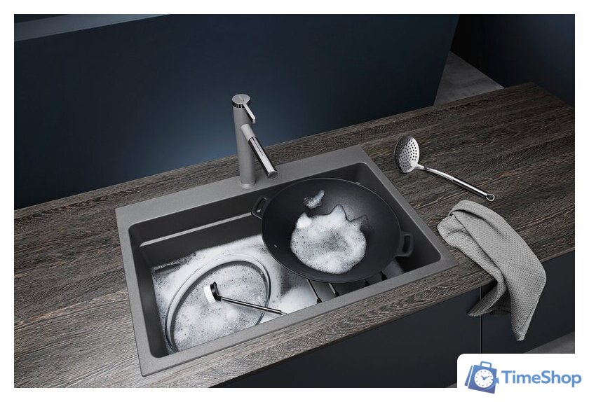 Кухонная мойка Blanco Etagon 8 527262 (вулканический серый) - Изображение №4 — Интернет-магазин Time-Shop
