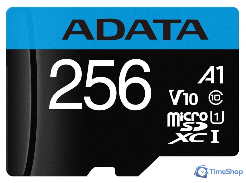 Карта памяти ADATA Premier AUSDX256GUICL10A1-RA1 microSDXC 256GB (с адаптером) - Изображение №3 — Интернет-магазин Time-Shop