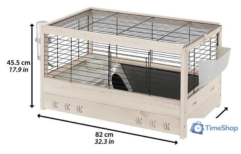 Клетка Ferplast Arena 80 57089317 - Изображение №2 — Интернет-магазин Time-Shop
