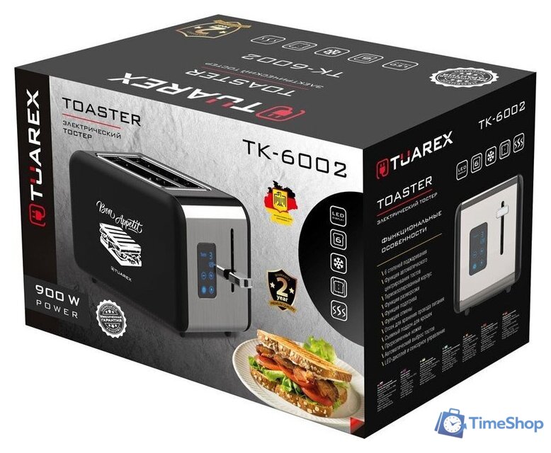 Тостер Tuarex TK-6002 - Изображение №15 — Интернет-магазин Time-Shop