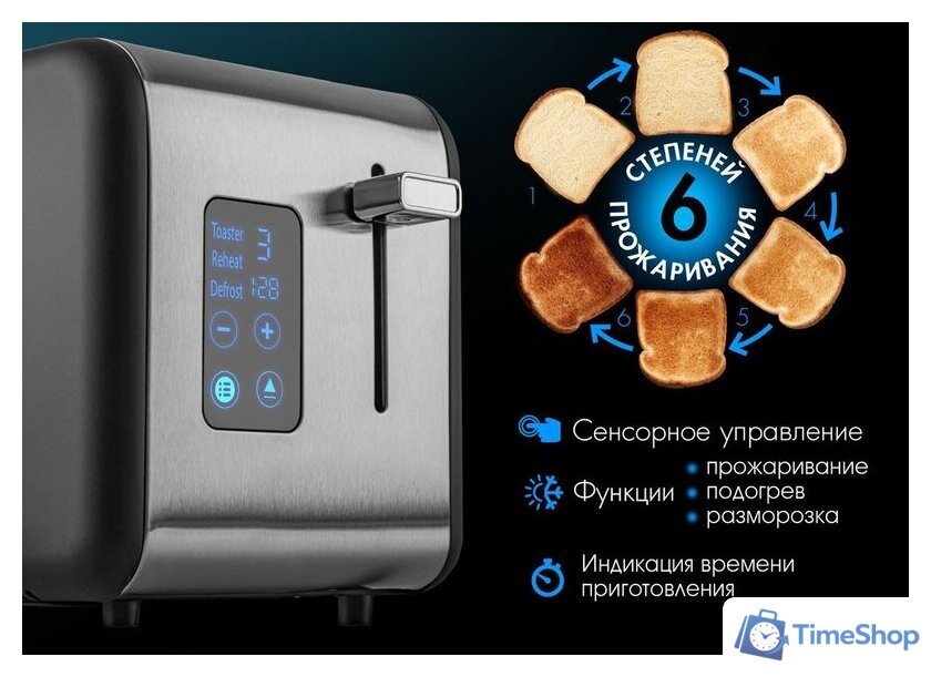 Тостер Tuarex TK-6002 - Изображение №13 — Интернет-магазин Time-Shop