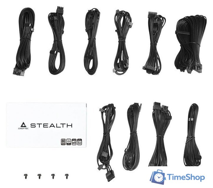 Блок питания Chieftec Stealth SPX-1000-FC - Изображение №3 — Интернет-магазин Time-Shop