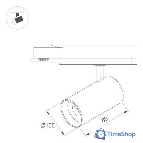 Трековый светильник Arlight LGD-NIKA-4TR-R100-20W Day4000 031111 - Изображение №2 — Интернет-магазин Time-Shop