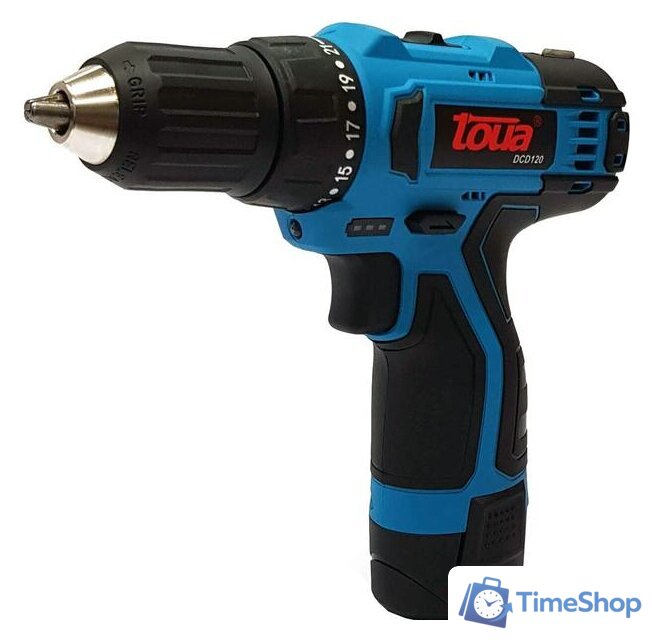 Дрель-шуруповерт Toua DCD120 (с 2-мя АКБ, кейс) - Изображение №1 — Интернет-магазин Time-Shop