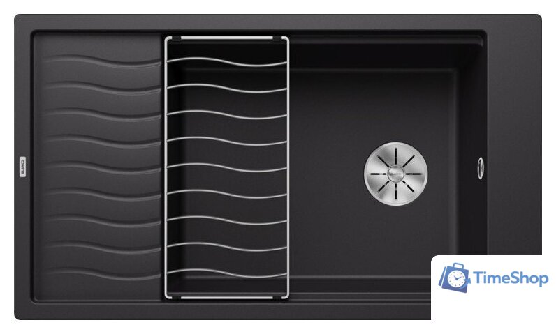 Кухонная мойка Blanco Elon XL 8 S 525886 (черный) - Изображение №1 — Интернет-магазин Time-Shop