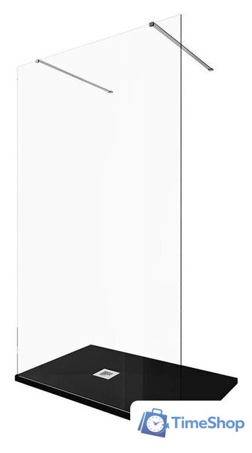 Душевая стенка Allen Brau Infinity 2 3.21055.BA 323847 (серебро браш) - Изображение №2 — Интернет-магазин Time-Shop