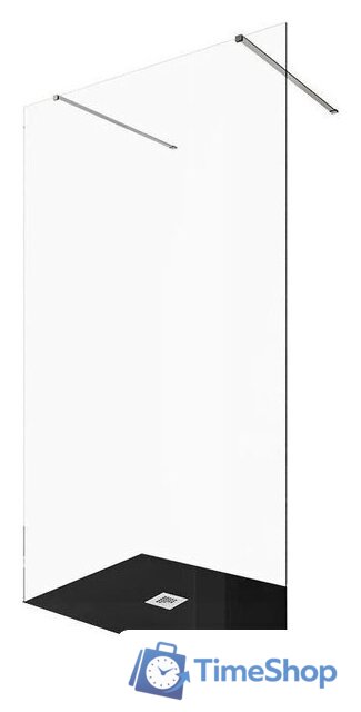 Душевая стенка Allen Brau Infinity 2 3.21055.BA 323847 (серебро браш) - Изображение №1 — Интернет-магазин Time-Shop