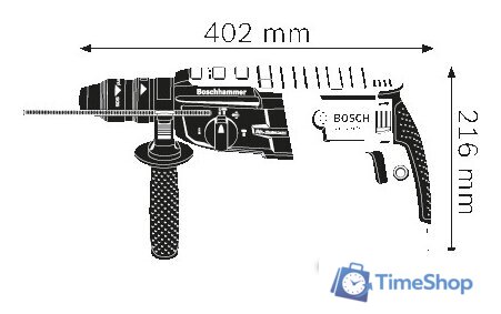 Перфоратор Bosch GBH 2-28 F Professional 0611267600 - Изображение №2 — Интернет-магазин Time-Shop