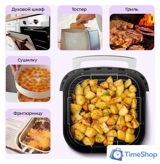 Аэрогриль (аэрофритюрница) Kitfort KT-8150 - Изображение №3 — Интернет-магазин Time-Shop