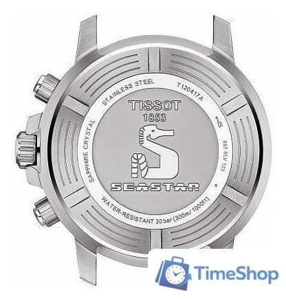 Наручные часы Tissot Seastar 1000 Chronograph T120.417.11.091.01 - Изображение №2 — Интернет-магазин Time-Shop