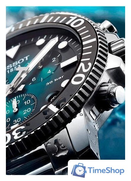Наручные часы Tissot Seastar 1000 Chronograph T120.417.11.091.01 - Изображение №4 — Интернет-магазин Time-Shop