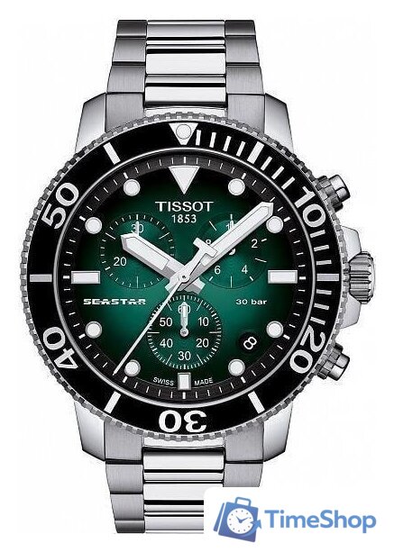 Наручные часы Tissot Seastar 1000 Chronograph T120.417.11.091.01 - Изображение №1 — Интернет-магазин Time-Shop