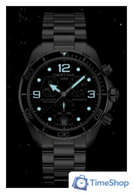 Наручные часы Certina DS Action Diver Chronograph C032.434.11.057.00 - Изображение №8 — Интернет-магазин Time-Shop