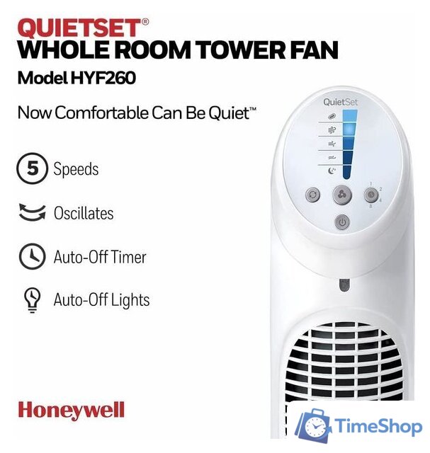Колонный вентилятор Honeywell HYF260E - Изображение №2 — Интернет-магазин Time-Shop