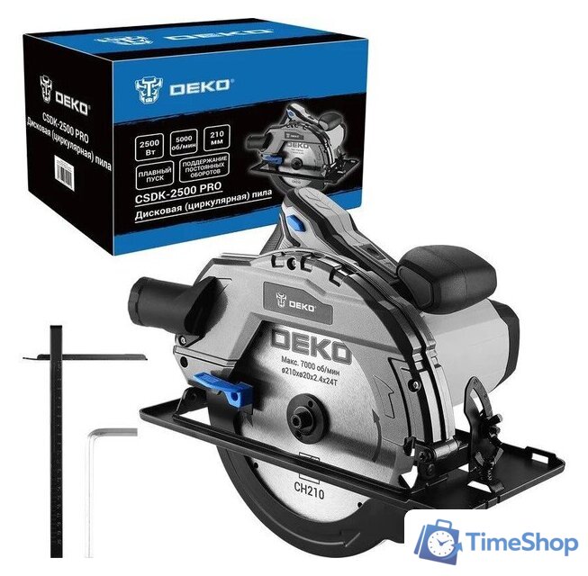 Дисковая (циркулярная) пила Deko CSDK-2500 PRO 085-1153 - Изображение №1 — Интернет-магазин Time-Shop