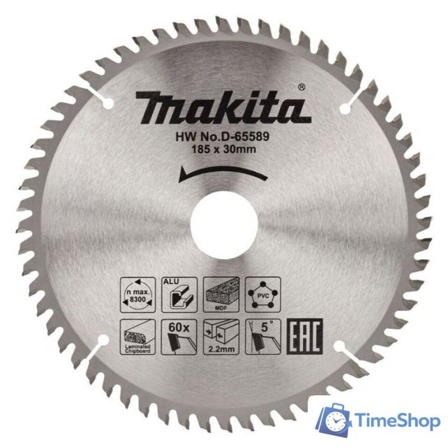 Пильный диск Makita D-65589 - Изображение №1 — Интернет-магазин Time-Shop