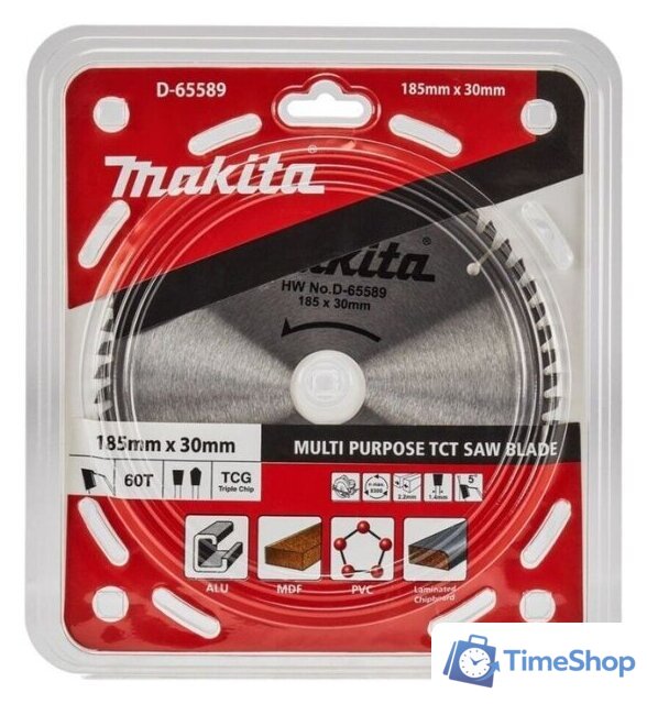 Пильный диск Makita D-65589 - Изображение №2 — Интернет-магазин Time-Shop