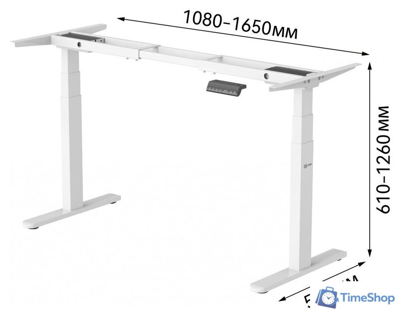 Подстолье для работы стоя CACTUS CS-EDLF-WT - Изображение №10 — Интернет-магазин Time-Shop
