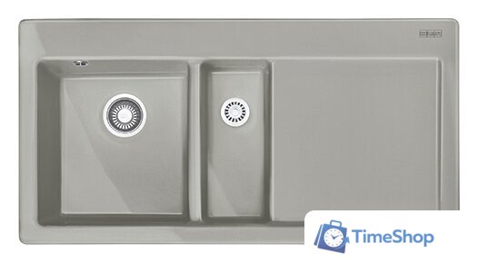 Кухонная мойка Franke Mythos MTK 651-100 (жемчужный серый, чаша слева) - Изображение №1 — Интернет-магазин Time-Shop