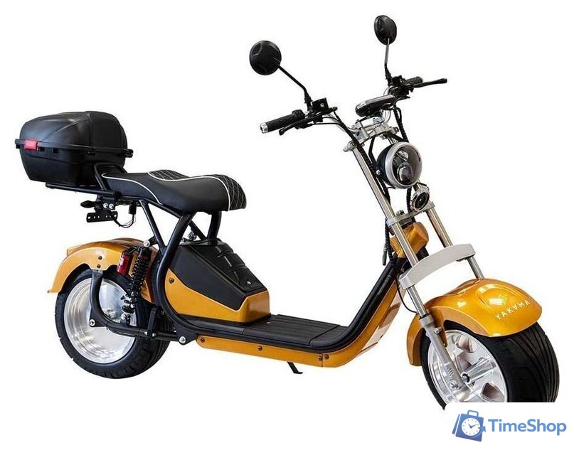 Электроскутер Yakama AP-H009-23 (золотой) - Изображение №2 — Интернет-магазин Time-Shop