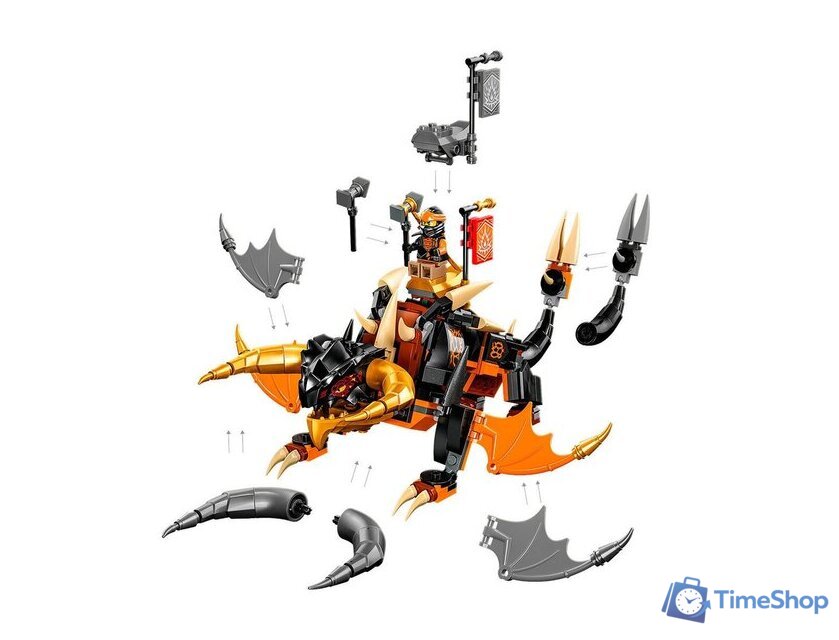 Конструктор LEGO Ninjago 71782 Земляной дракон Коула - Изображение №5 — Интернет-магазин Time-Shop