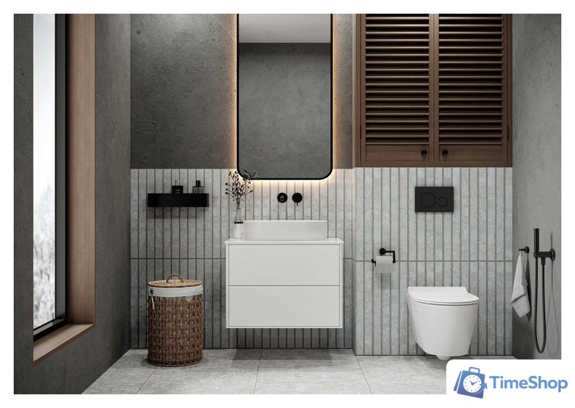 Умывальник Керамин Арена 55 ФС (серый, матовый) - Изображение №5 — Интернет-магазин Time-Shop