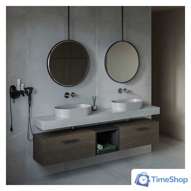 Умывальник Керамин Арена 55 ФС (серый, матовый) - Изображение №3 — Интернет-магазин Time-Shop