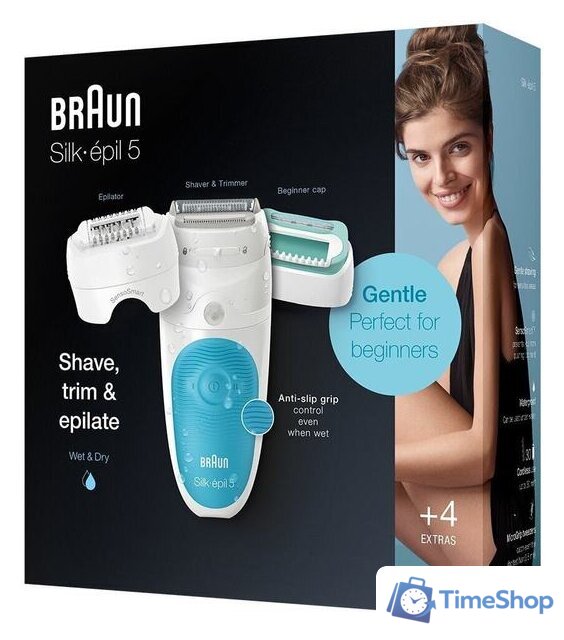 Эпилятор Braun Silk-epil 5 SensoSmart 5/610 - Изображение №7 — Интернет-магазин Time-Shop