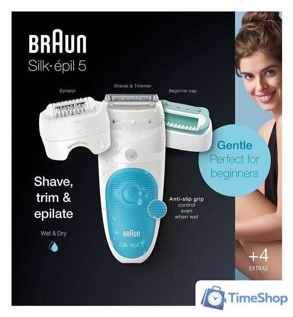 Эпилятор Braun Silk-epil 5 SensoSmart 5/610 - Изображение №6 — Интернет-магазин Time-Shop