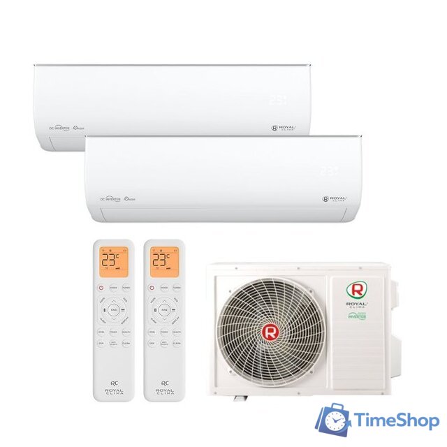 Кондиционер Royal Clima Multi Gamma EU ERP Inverter 2DFM-14HN/OUT / RCI-GLD07HN + RCI-GLD07HN - Изображение №1 — Интернет-магазин Time-Shop