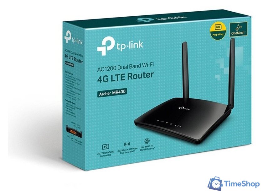 4G Wi-Fi роутер TP-Link Archer MR400 V4.20 - Изображение №4 — Интернет-магазин Time-Shop