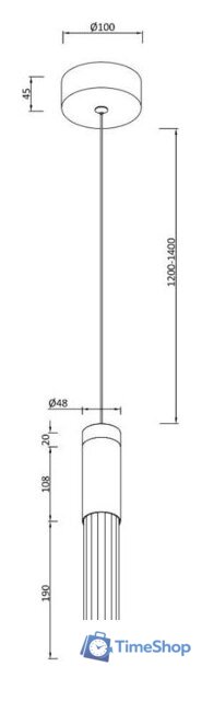 Подвесная люстра Moderli Ran V10896-PL - Изображение №5 — Интернет-магазин Time-Shop
