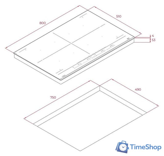 Варочная панель TEKA IZF 88700 MST (черный) - Изображение №7 — Интернет-магазин Time-Shop