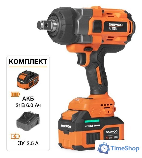 Гайковерт Daewoo Power DAX 8021Li Set (с 1-им АКБ, кейс) - Изображение №1 — Интернет-магазин Time-Shop