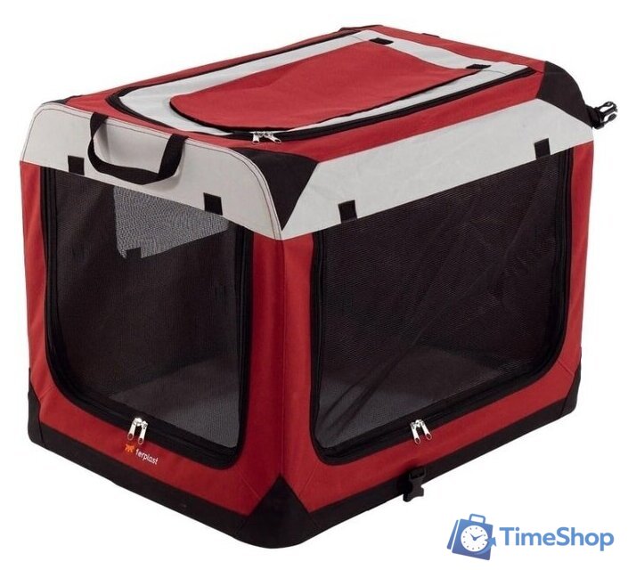 Переноска Ferplast Holiday 2 85721099 (бургундий) - Изображение №8 — Интернет-магазин Time-Shop