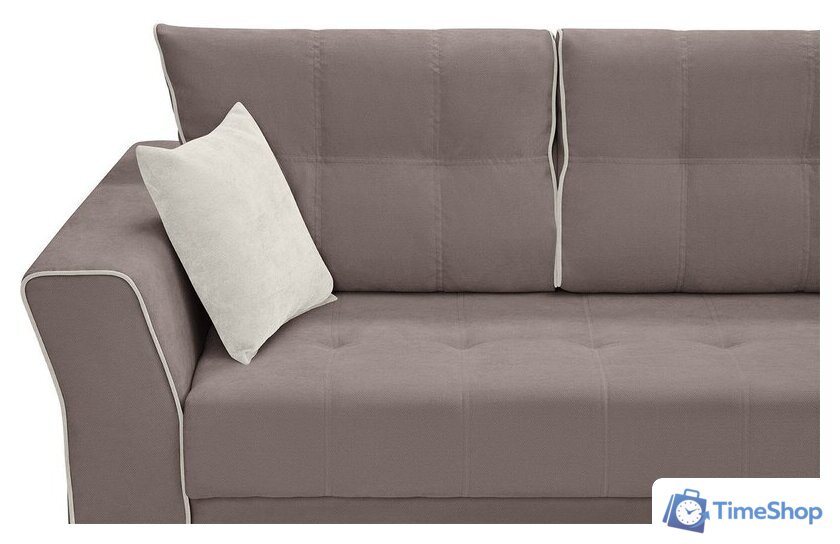 Угловой диван Mio Tesoro Камил 484 (левый, 1095 серо-коричневый) - Изображение №5 — Интернет-магазин Time-Shop