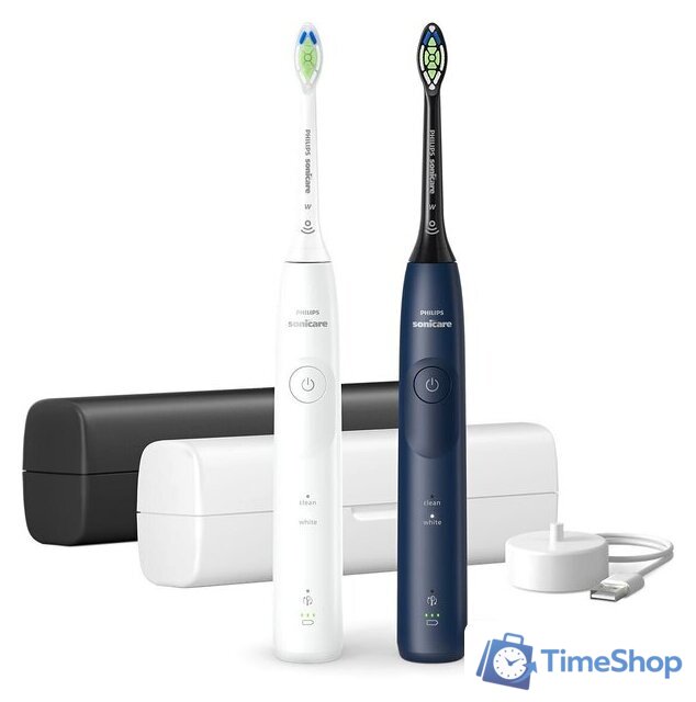 Комплект электрических зубных щеток Philips Sonicare 5500 HX7119/01 - Изображение №1 — Интернет-магазин Time-Shop