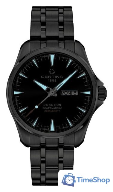 Наручные часы Certina DS Action Day-Date Powermatic 80 C032.430.11.091.00 - Изображение №2 — Интернет-магазин Time-Shop