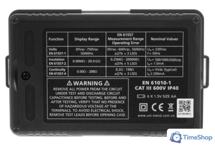 Мультиметр UNI-T UT502A - Изображение №7 — Интернет-магазин Time-Shop