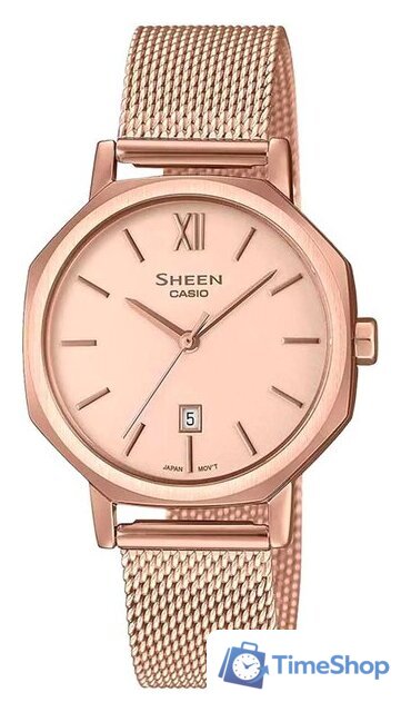 Наручные часы Casio SHE-4554PGM-4A - Изображение №1 — Интернет-магазин Time-Shop