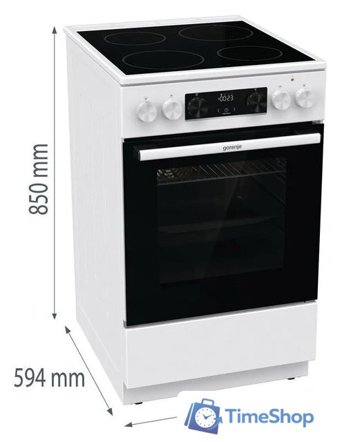 Кухонная плита Gorenje GEC5C61WG - Изображение №6 — Интернет-магазин Time-Shop