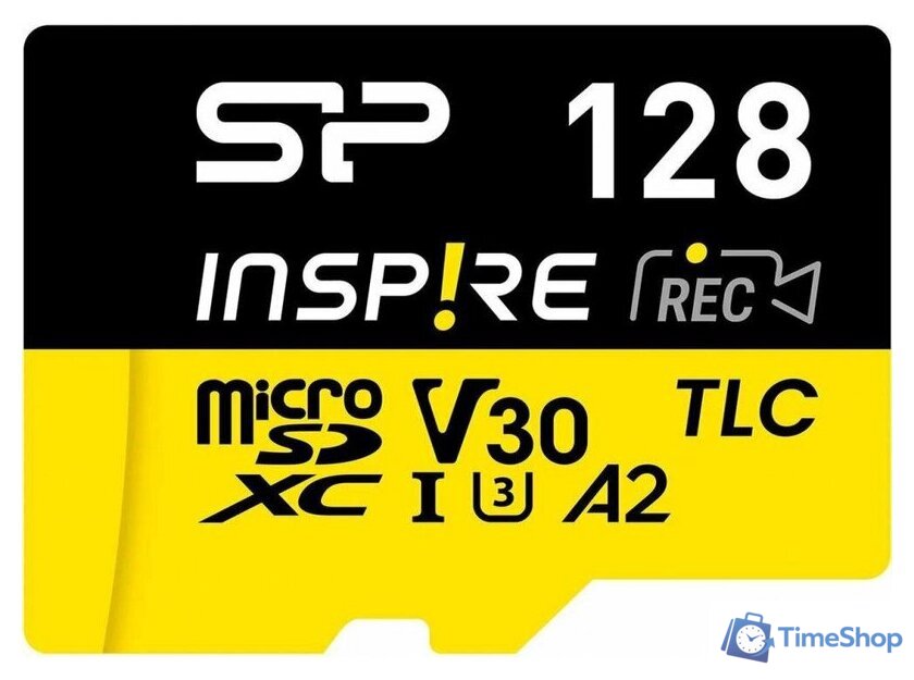 Карта памяти Silicon-Power Inspire microSDXC SP128GBSTXLA2V1N 128GB - Изображение №1 — Интернет-магазин Time-Shop