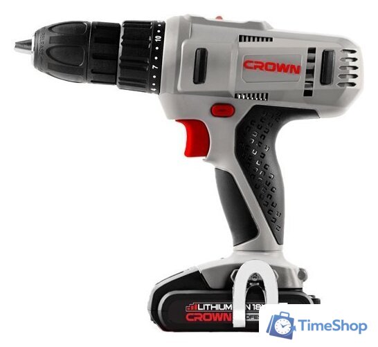 Дрель-шуруповерт Crown CT21056L-1.5 BMC (с 2-мя АКБ, кейс) - Изображение №2 — Интернет-магазин Time-Shop