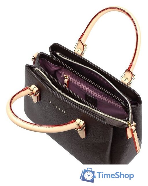 Женская сумка Bugatti Ella 49362302 (темно-коричневый) - Изображение №3 — Интернет-магазин Time-Shop